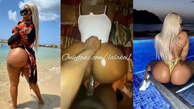 Big Boony ibony chupando una polla negra oscura