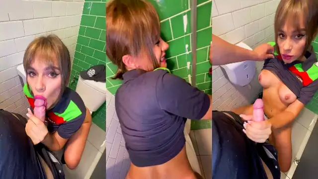 Carolina me lleva de regreso y se sienta en el baño común.