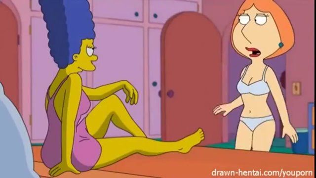 Marge Simpson se folla a Lois Griffin