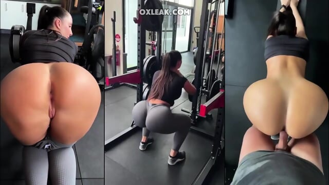 Un entrenador personal entrenará a su clienta Isabelle Endoware en el gimnasio