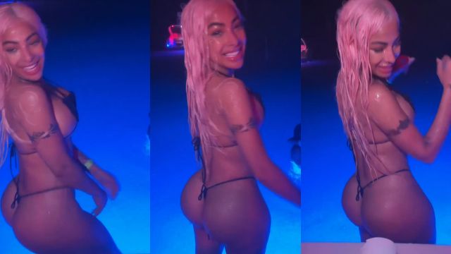 Yailn la Más Vial quiere que le vea el culo en Hilo Bikini