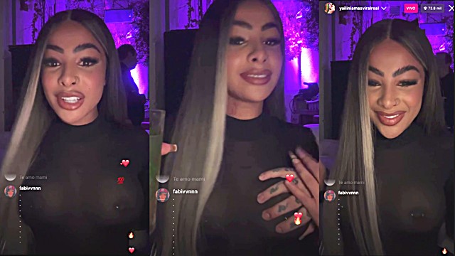 Yayinin revela las pollas más grandes en Instagram Live